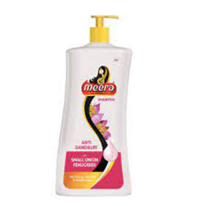 Meera anti dandruff shampoo with small onion and fenugreek 340ml